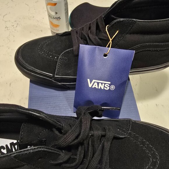 Vans OTW Sk8 Mid 83 LX ALL BLACK Mens WTAPS NOAH J CREW SIZE 10 NEW - Picture 2 of 16
